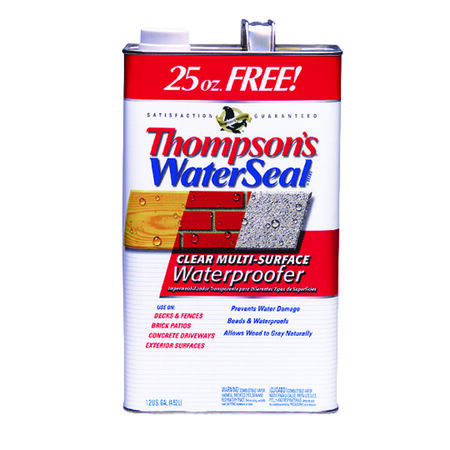 Thompson's WaterSeal Clear Water-Based Multi-Surface Waterproofer 1.2 gal