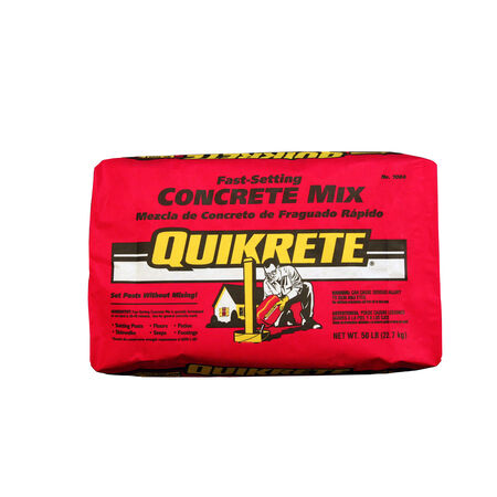 Quikrete Fast Setting Concrete Mix 50 lb