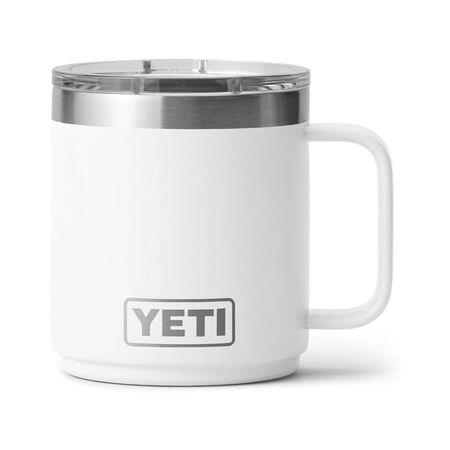 YETI Rambler 10 oz. Mug White BPA Free Ceramic Lined 