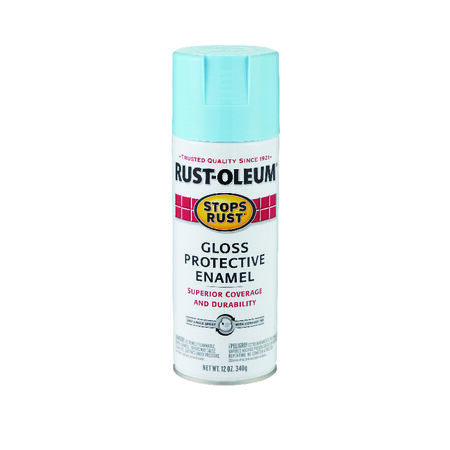 Rust-Oleum Stops Rust Gloss Harbor Blue Spray Paint 12 oz