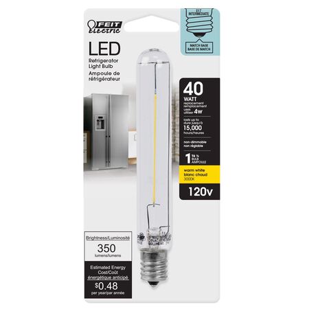 Feit T6.5 E17 (Intermediate) LED Bulb Bright White 40 Watt Equivalence 1 Pack