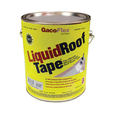 GACO GacoFlex Roof Tape Light Gray Silicone 1 gal