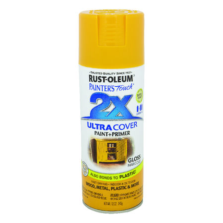 Rust-Oleum Painter's Touch 2X Ultra Cover Gloss Marigold Spray Paint 12 oz