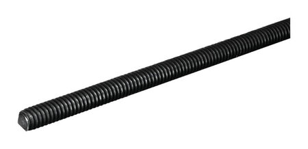 Boltmaster 1/4-20 in. Dia. x 3 ft. L Heat-Treated Steel Threaded Rod