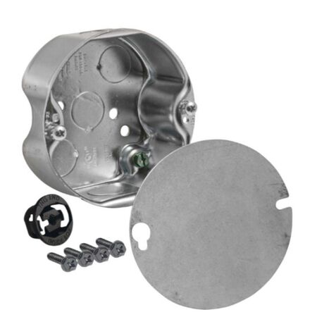 Southwire Old Work Round Steel Ceiling Box