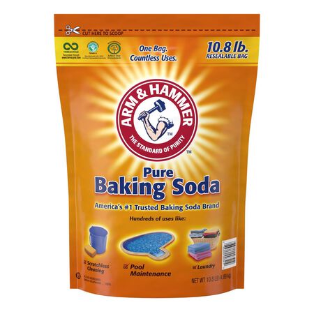 Arm & Hammer No Scent Organic Baking Soda Cleaner Powder 10.8 lb