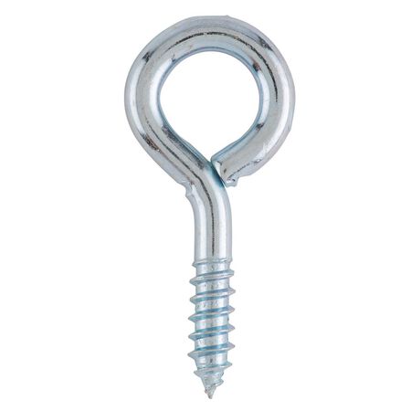 Ace 9/32 in. D X 2-5/16 in. L Zinc-Plated Steel Screw Eye 120 lb. cap. 3 pk
