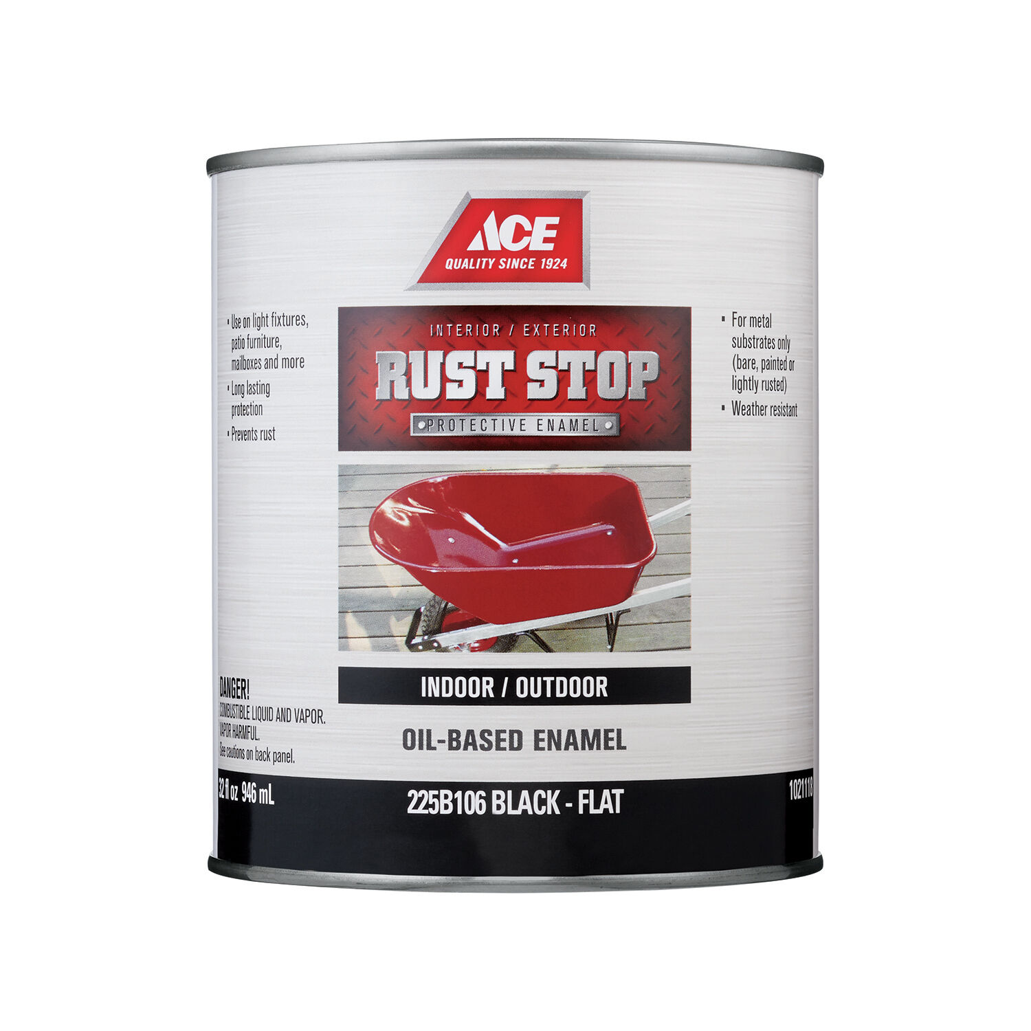 ace rust stop flat black