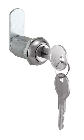 Prime-Line Chrome Silver Stainless Steel Cabinet/Drawer Lock