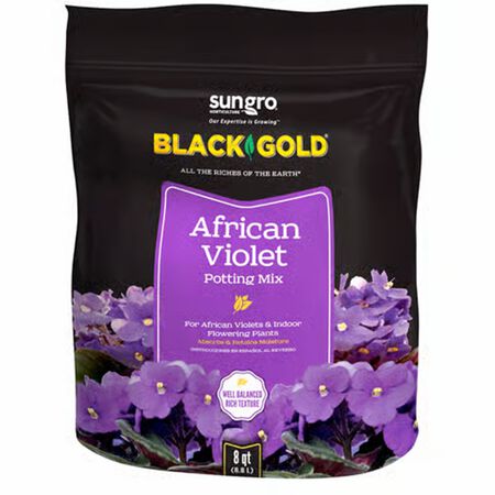 Black Gold Organic African Violet Potting Mix 8 qt