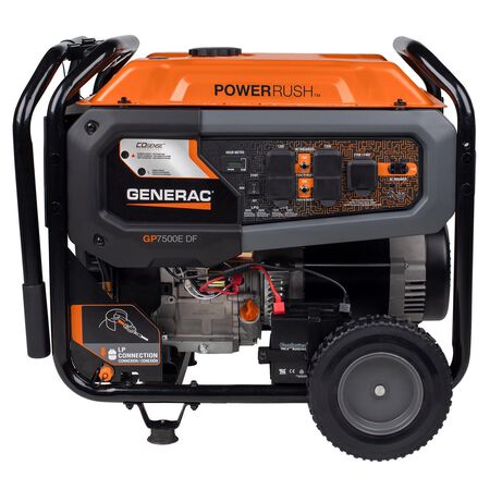 Generac GP 7500 W 120 V Gas/LP Portable Portable Generator 7500 W