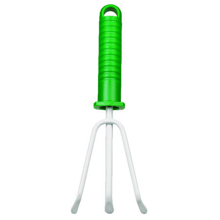 Lawn & Garden 3 Tine Steel Hand Cultivator Poly Handle