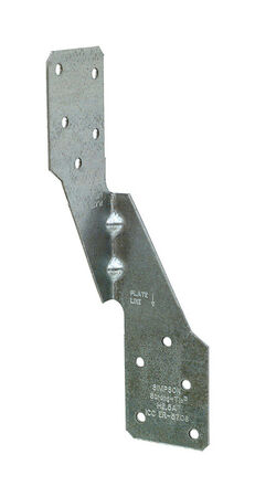 Simpson Strong-Tie Galvanized Steel Hurricane Tie 6 in. H x 1-3/8 in. W 18 Ga.