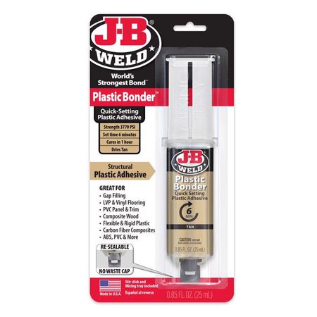 J-B Weld High Strength Plastic Bonder Liquid 0.85 oz