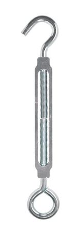 Hampton Zinc-Plated Aluminum/Steel Turnbuckle 350 lb. cap. 13.2 in. L