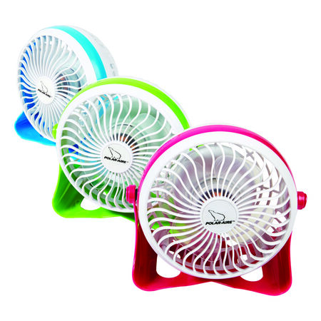 Home Plus Personal Fan 6 in. H x 4 in. L x 6 in. W x 4 in. Dia. 1 speed Electric 4 blade Assorted