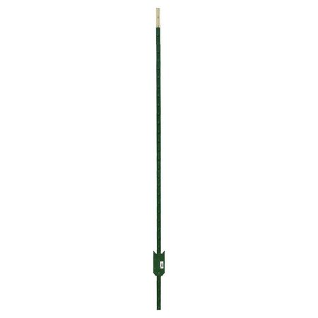 T-Post Metal Green 6.5' w/5 Clips