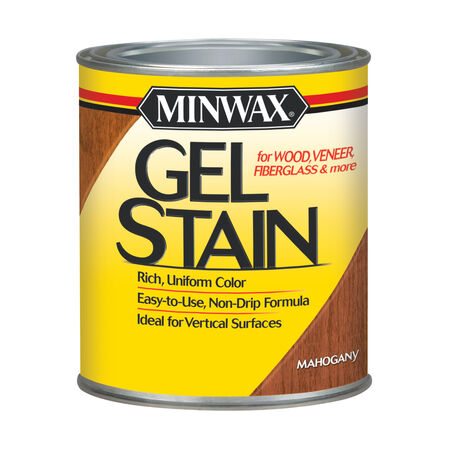 Minwax Gel Stain Semi-Transparent Mahogany Oil-Based Gel Stain 1 qt