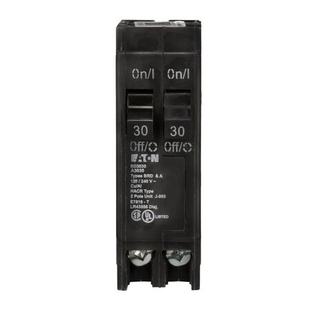 Eaton Cutler-Hammer 30/30 amps Tandem 2-Pole Circuit Breaker