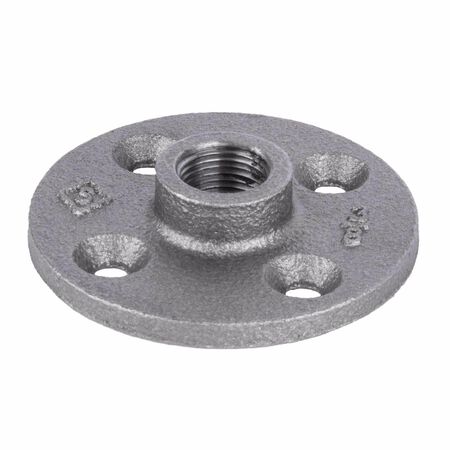 STZ Industries 3/8 in. FIP each Black Malleable Iron 2.75 in. L Floor Flange