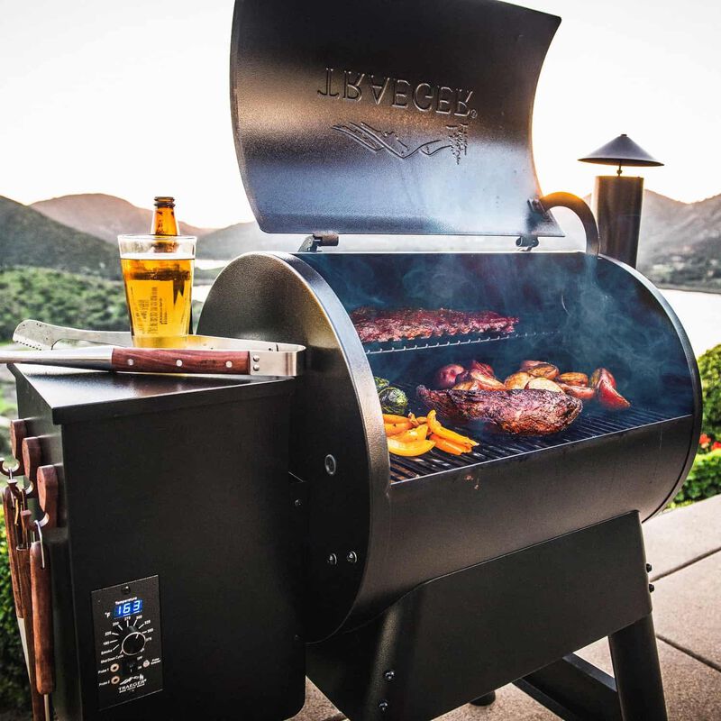 Traeger Pro Series 22 Wood Pellet Grill Bronze Stine Home + Yard