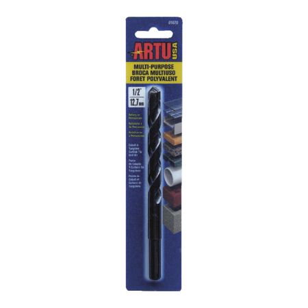 ARTU 1/2 in. X 6-1/4 in. L Tungsten Carbide Tipped Drill Bit Straight Shank 1 pc