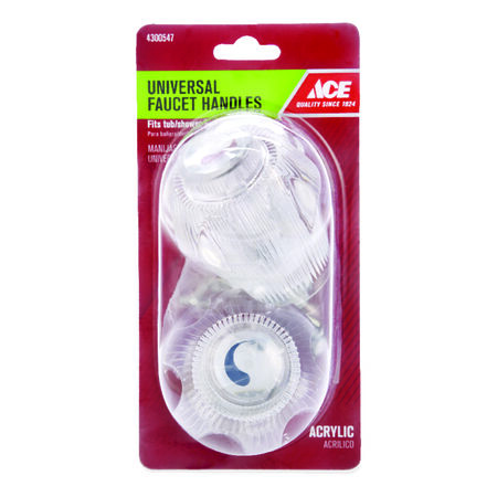Ace For Universal Clear Bathroom, Tub and Shower Faucet Handles