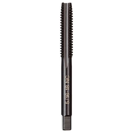 Milwaukee SAE 5/16-18 NC Straight Flute Plug Tap