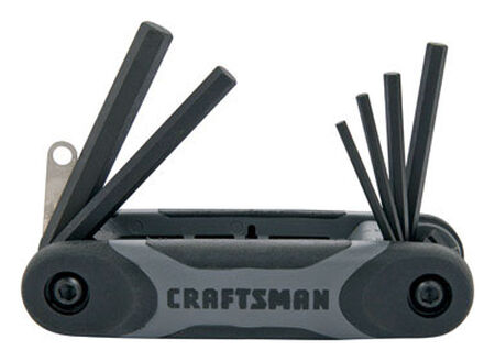 Craftsman Fold-Up Metric Hex Key Set 8 pc.