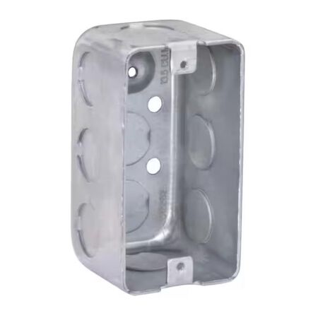 Southwire Old Work 16.5 cu in Rectangle Galvanized Steel Electrical Box Gray