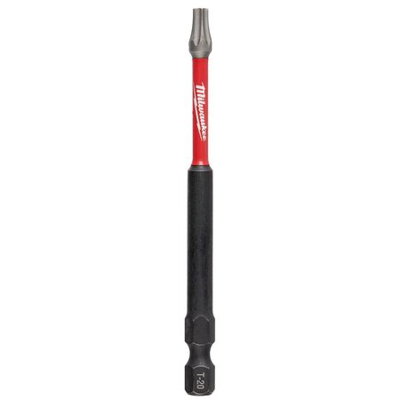 Milwaukee Shockwave Torx T20 X 3-1/2 in. L Power Bit Alloy Steel 1 pk