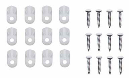 Prime-Line Plastic 0.6 in. L Screen Clip 12
