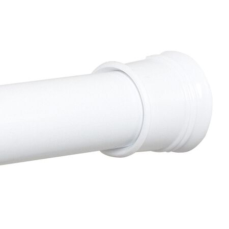 Zenith TwistTight Shower Curtain Rod 72 in. L White