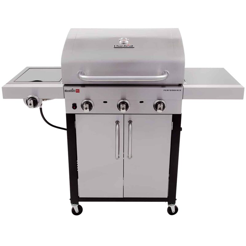 Char Broil Performance Liquid Propane Freestanding Grill Stainless Steel 3 Stine Home Yard The Family You Can Build Around