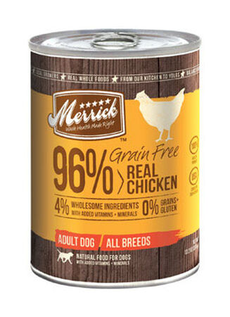 Merrick Grain Free All Size Dogs Adult Chicken Dog Food 13.2 oz.