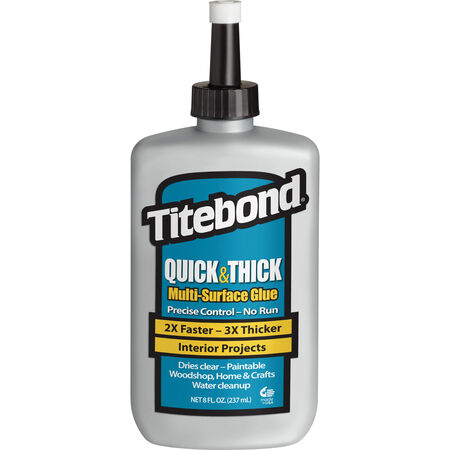 Titebond Quick & Thick High Strength Glue 8 oz
