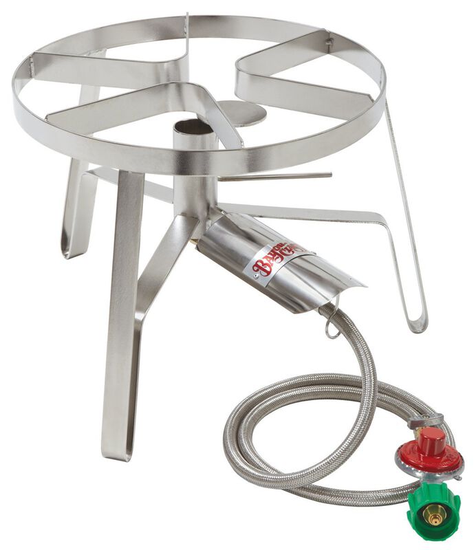 Bayou Classic Stainless Steel Portable Propane Outdoor Cooker Stine