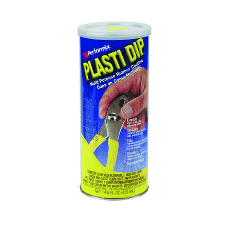 Plasti Dip Flat/Matte Yellow Multi-Purpose Rubber Coating 14.5 oz oz