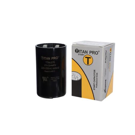 Titan Pro 270-324 MFD 250 V Round Start Capacitor