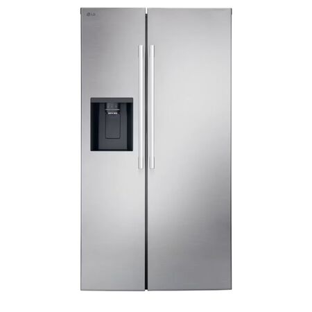 27 cu. ft. Standard-Depth, Side-by-side Refrigerator, with Ice and Water and Bar Handle Design
