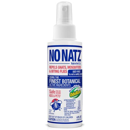 No Natz Organic Insect Repellent Liquid For Variety of Insects 4 oz