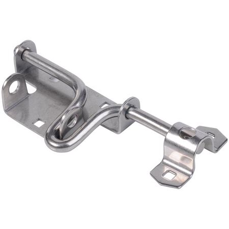 Ace 10.52 in. H X 4.75 in. W X 1.14 in. L Stainless Steel Slide Bolt Gate Latch