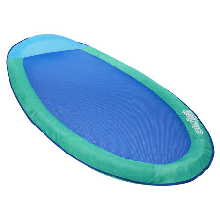 Swimways Hyper-Flate Valve Assorted Fabric/Mesh Inflatable Spring Float Original Pool Float