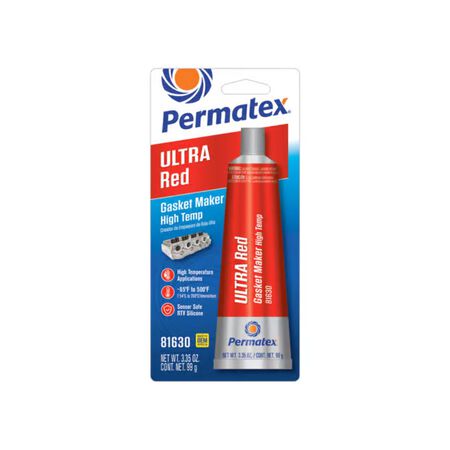 Permatex Ultra Red Type-1 High Temperature Gasket Maker 3.35 oz. 1 Pack