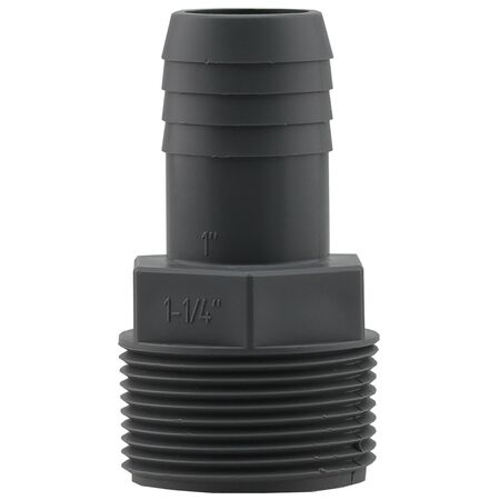 Boshart Industries 1 in. Insert in. X 1-1/4 in. D MPT Polypropylene Reducing Male Adapter 1 pk