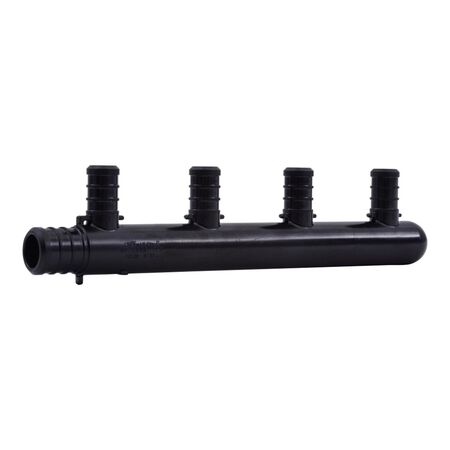 SharkBite 3/4 in. PEX Barb X 1/2 in. D Closed Poly 4 Port Tee