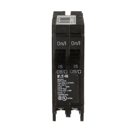 Eaton Cutler-Hammer 15/15 amps Tandem 2-Pole Circuit Breaker