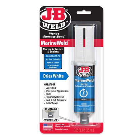 J-B Weld MarineWeld High Strength Marine Adhesive and Sealant Liquid 0.85 oz