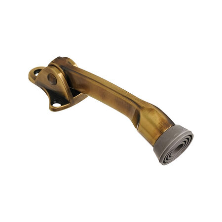 Ace Metal Kick-Down Door Holder 4 in. L Antique Brass