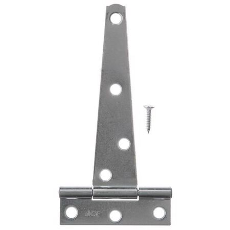 Ace 5 in. L Zinc-Plated Light Duty T Hinge 2 pk
